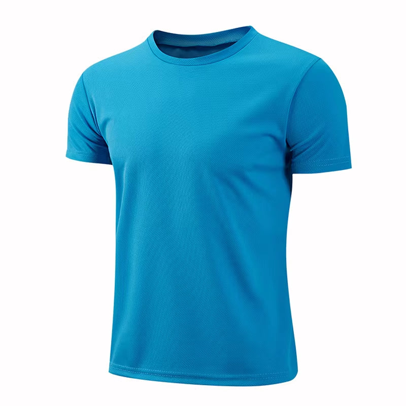 2025 Running Shirts Soccer Shirts Men'S Jersey Sportswear Mens Jogging T-Shirts Quick Dry Compression Sport T-Shirt Fitness Gym