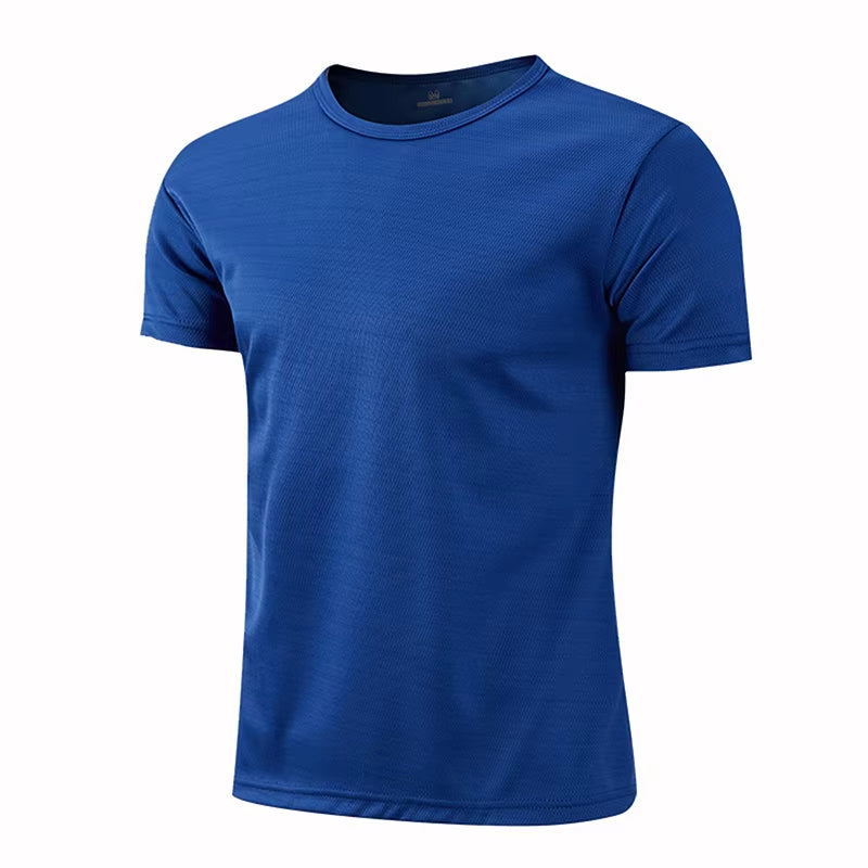 2025 Running Shirts Soccer Shirts Men'S Jersey Sportswear Mens Jogging T-Shirts Quick Dry Compression Sport T-Shirt Fitness Gym
