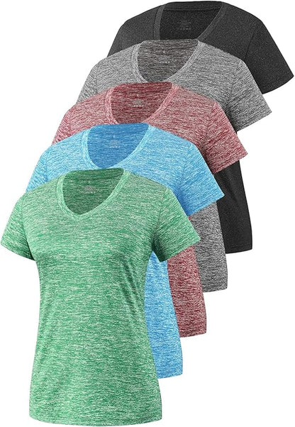 5-Pack Short Sleeve Wicking T-Shirt