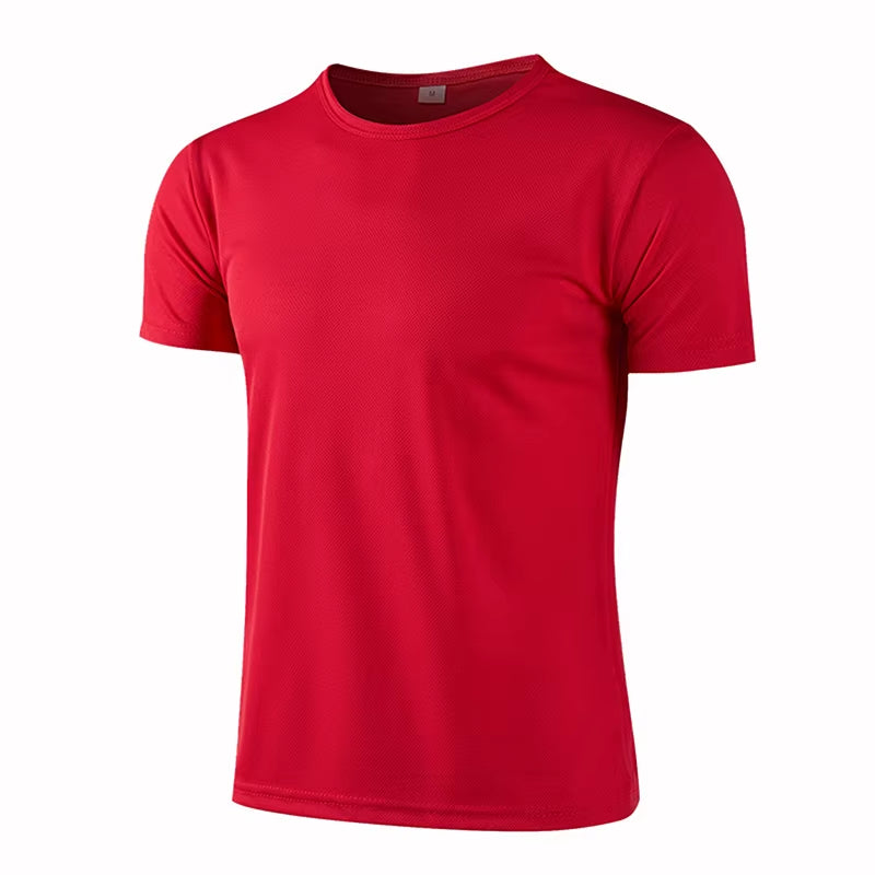 2025 Running Shirts Soccer Shirts Men'S Jersey Sportswear Mens Jogging T-Shirts Quick Dry Compression Sport T-Shirt Fitness Gym